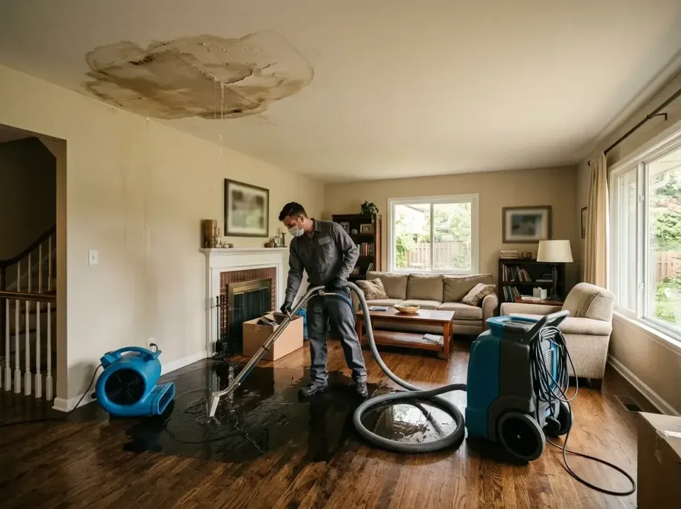 attic-pipe-burst-ceiling-drip-008 — frequently asked questions, Water Damage Restoration & Carpet Care in Brookwood, AL
